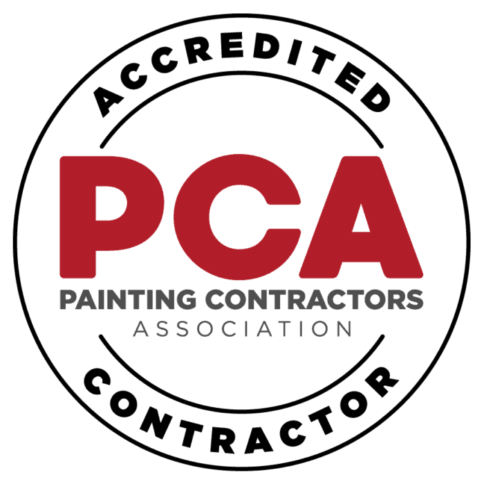 PCA Painting Contractors Association accredited contractor circular certification badge logo